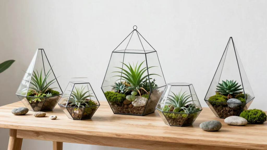 10 Geometric Terrarium Ideas for a Modern and Stylish Plant Display at Home