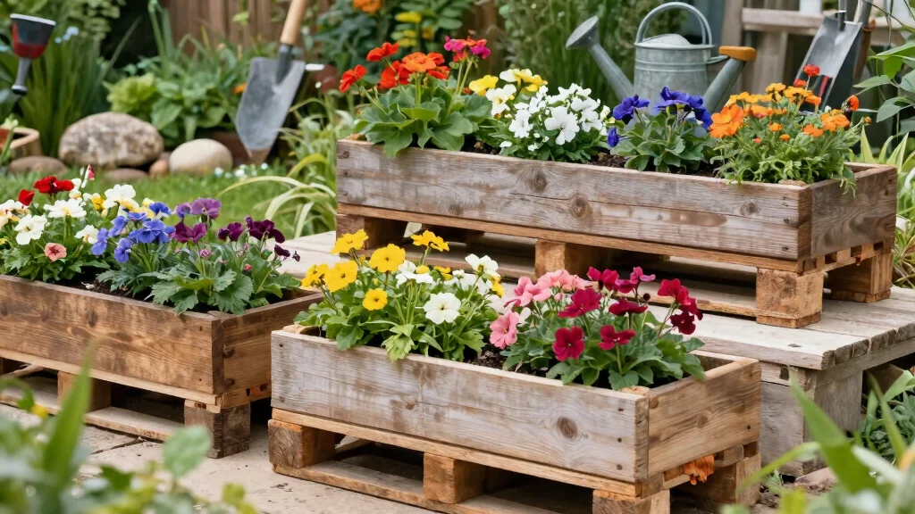 10 Pallet Planter Box Ideas to Upcycle Wood Into a Beautiful Garden Display