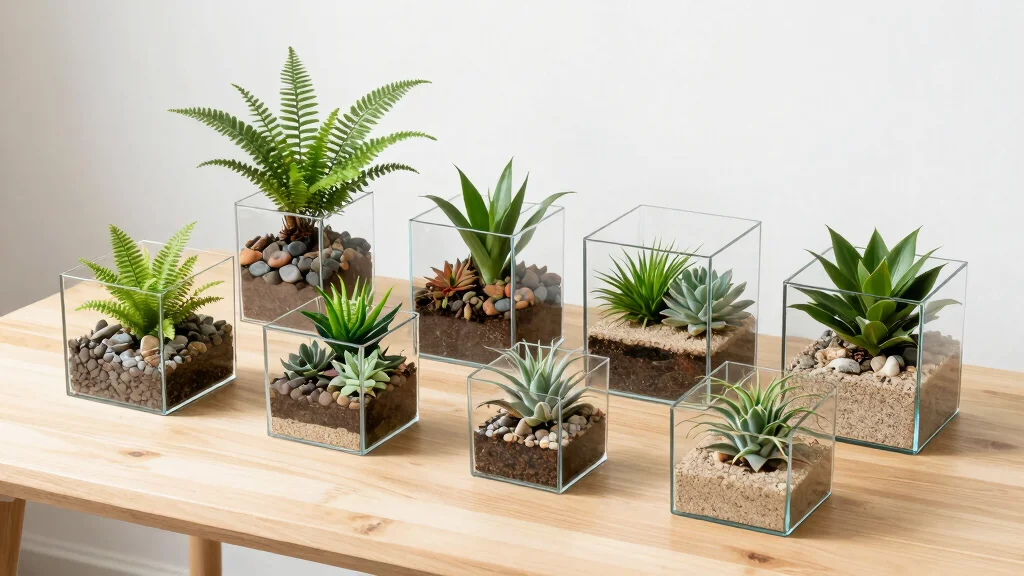 7 Square Terrarium Ideas for a Clean and Modern Minimalist Plant Display