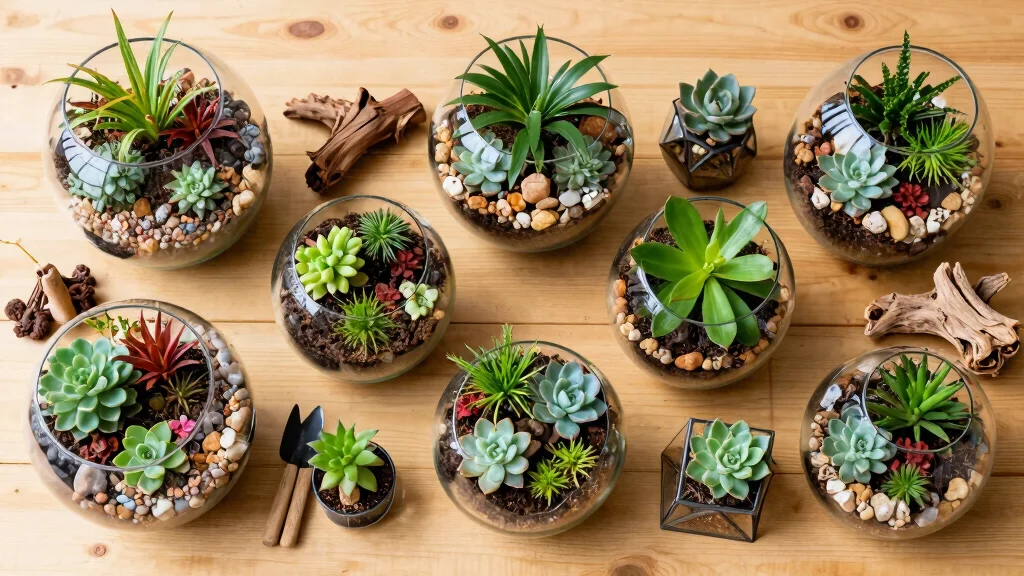 9 Open Terrarium Ideas for Displaying Stunning Drought Tolerant Plants